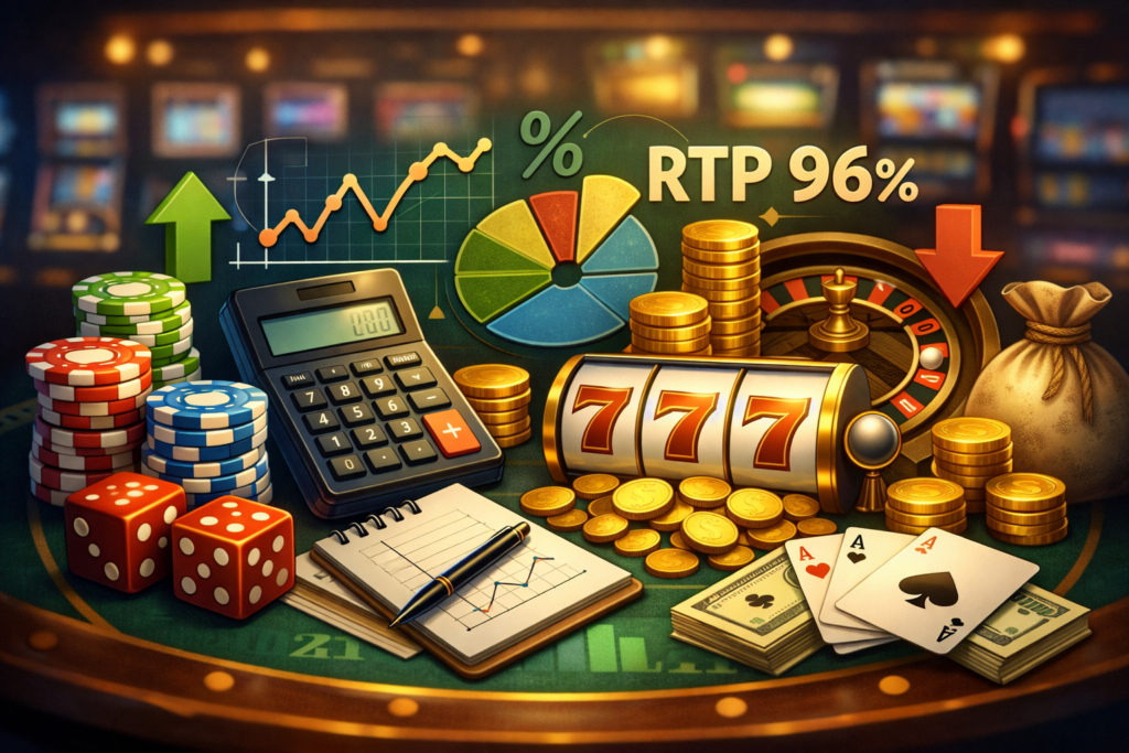 kuvassa eri työkaluja joiden avulla voidaan laskea nettikasinoiden matematiikkaa ja toimintaa